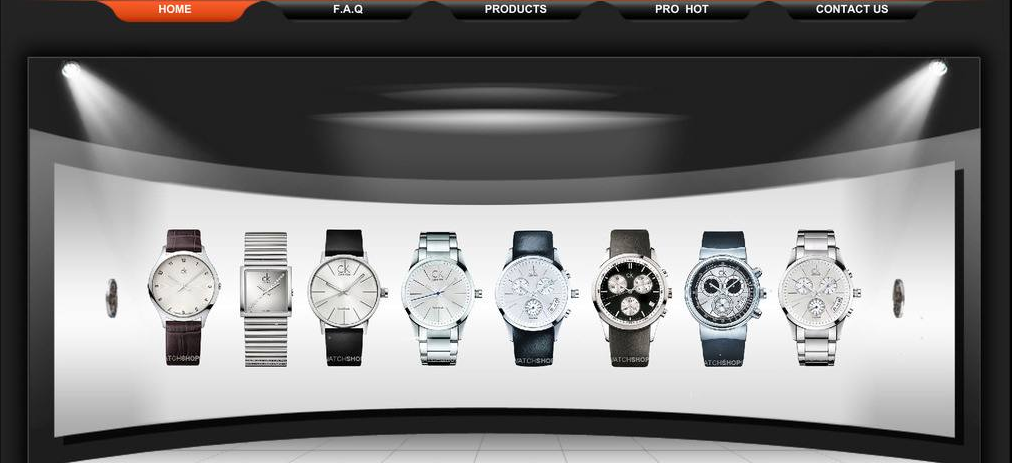 手表行业网站设计